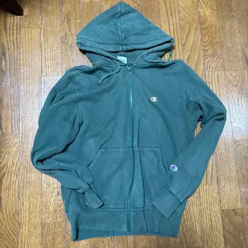 Champion 풀 집업 후드티 L 사이즈 그레이