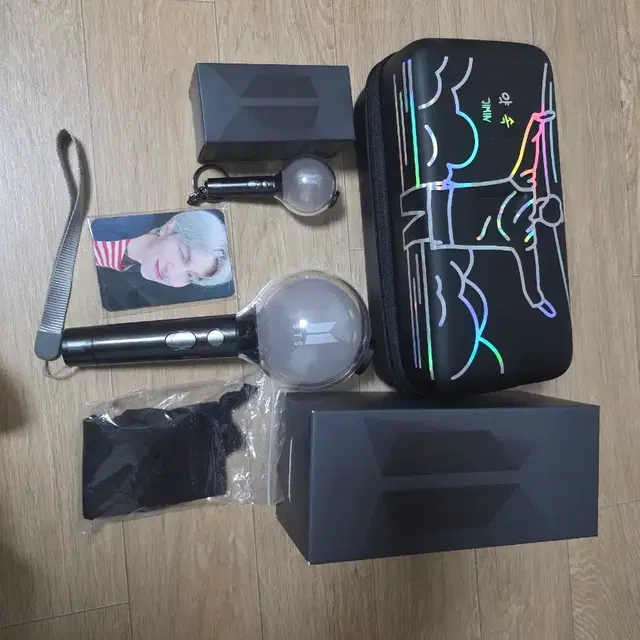 아미밤 응원봉 키링 일괄 처분