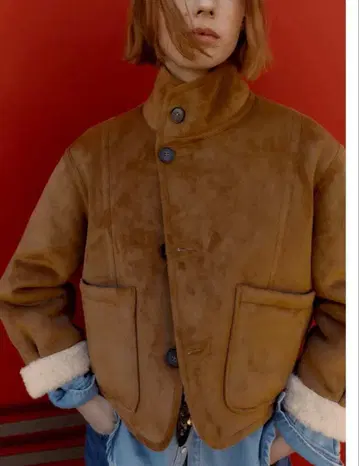 미사용 새상품 ZARA 리버서블 더블 페이스 자켓