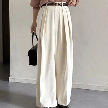 Thevon 2턱 슬랙스