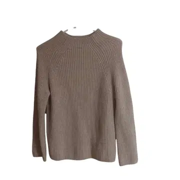 무인양품 울 x 야크 혼방 니트 M 베이지 스웨터 MUJI