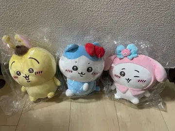 치이카와 (먼작귀) 산리오 캐릭터즈 봉제 인형 S 3개 세트