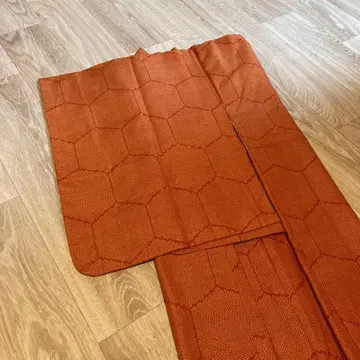 [ 새상품 ] 오렌지 육각형 무늬 겉옷