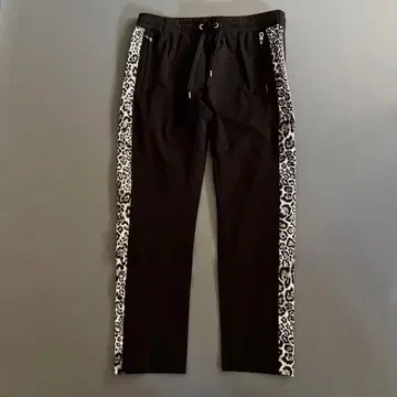 NO ID. 노아이디 스트레치 저리 트랙 스키니 레오파드