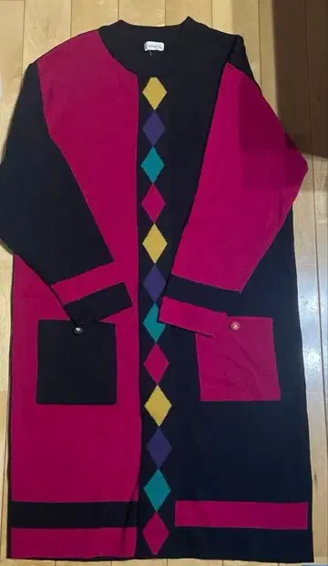 [당시 제품] cellielan 니트 원피스 쇼와 레트로