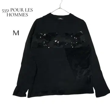 [푸르옴므] 5351 POUR LES HOMMES 블랙 니트 M