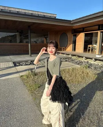 hinari 컴팩트 썸머 니트 카키