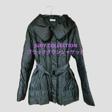 JUDY COLLECTION 블랙 다운 자켓