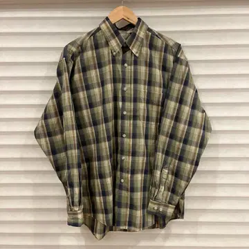 Van Heusen 체크 무늬 긴팔 셔츠 M