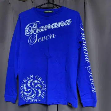 바나나 세븐 롱T 파랑 S 사이즈
