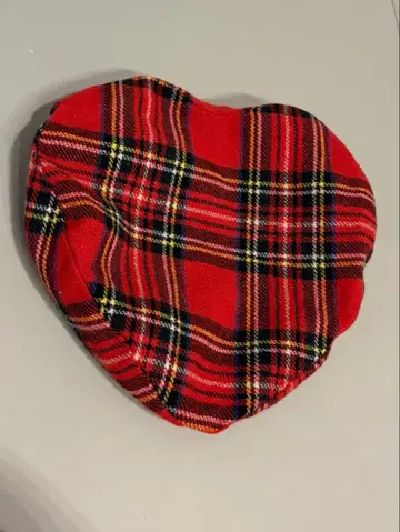 HEIHEI 베레모 하트 체크 무늬