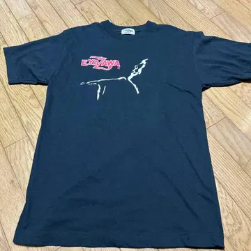 야자와 에이요시 실루엣 T셔츠 미사용품