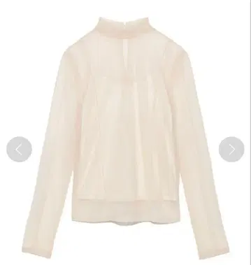 릴리 브라운 핀턱 시어 티셔츠