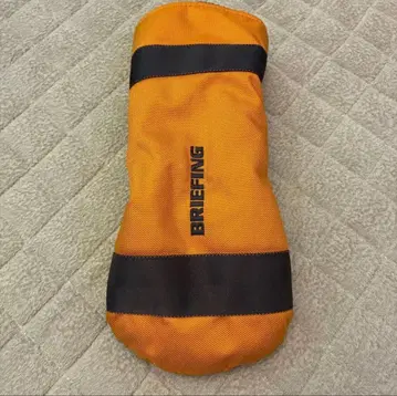 새상품급 골프헤드커버 브리핑 BRIEFING 드라이버용 오렌지