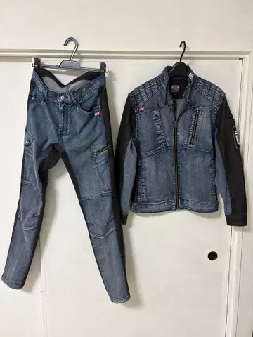 블루 B 작업옷 상하의 세트 워크맨 미사용 새상품 블루비