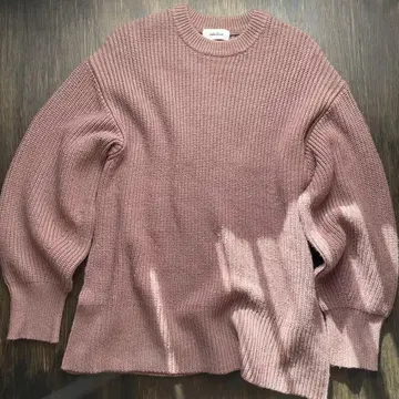 Mila Owen 오버 사이즈 니트 볼륨 소매 핑크