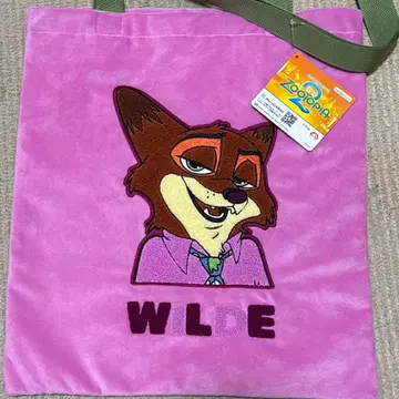 12 주토피아2 사가라 자수풍 토트백 라운드원 한정판 닉