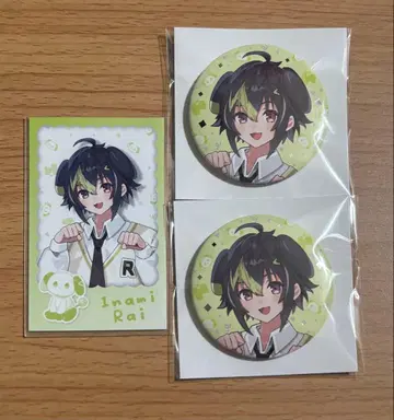 니지산지 완냥days 폴라로이드풍 카드 캔뱃지 이나미 라이