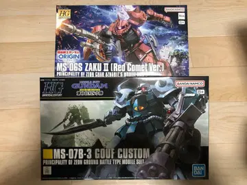 HG MS-06S ZAKU II & MS-07B-3GOUF CUSTOM