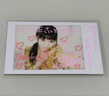 이코라부 사이토 쥬라 친필 사인 폴라로이드 HUSTEL PRESS