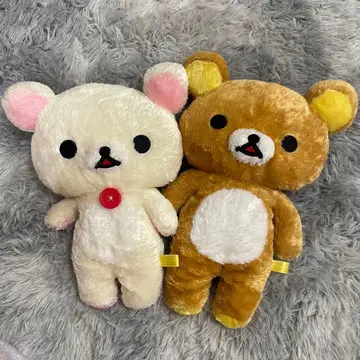 리락쿠마 봉제 인형 2체 세트