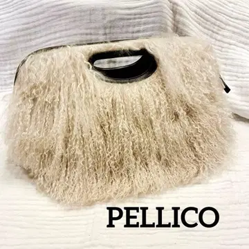 [ 새상품급 ] PELLICO ANELLI REVERSE 퍼 백 가죽 백