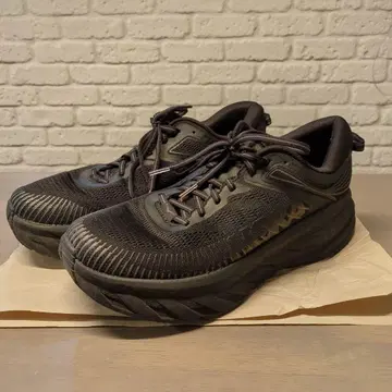 HOKA 본다이7 27.5cm 블랙 러닝화