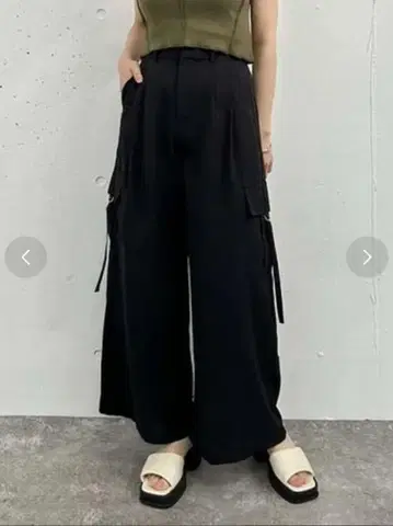 아카이브 카고 와이드 팬츠