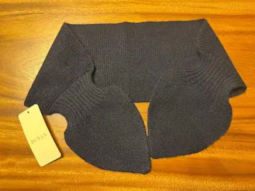 캐시미어 100% 터번 헤드밴드 스카프 다크 네이비