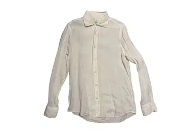 피나모레 화이트 린넨 셔츠 40