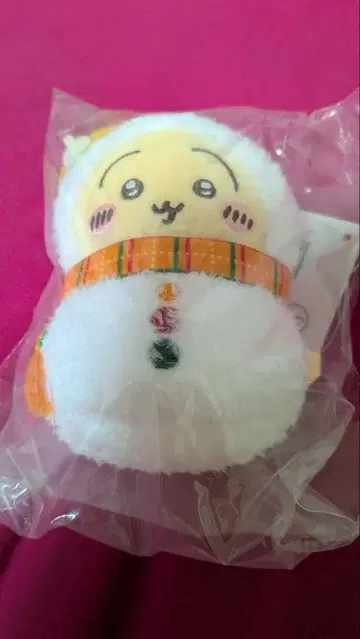 치이카와 (먼작귀) 눈사람 마스코트 에니마이 복권 E상