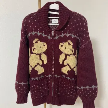 merry jenny * 베어 카우친 니트 보르도