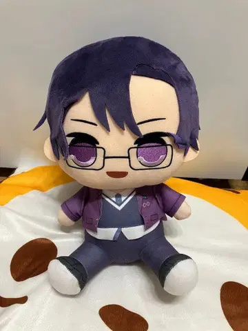 컬러풀 피치 오오키나 BIG 봉제 인형 모후 봉제 인형 보라색 캐릭터