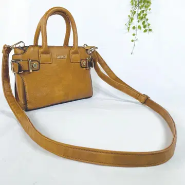 [ D.KELLY ] 버클 2way 미니 토트 카멜