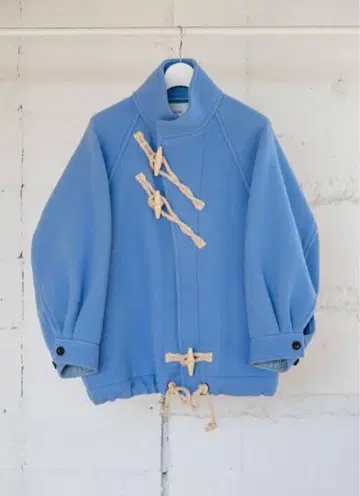 HYKE DOUBLE FACE DUFFLE JACKET