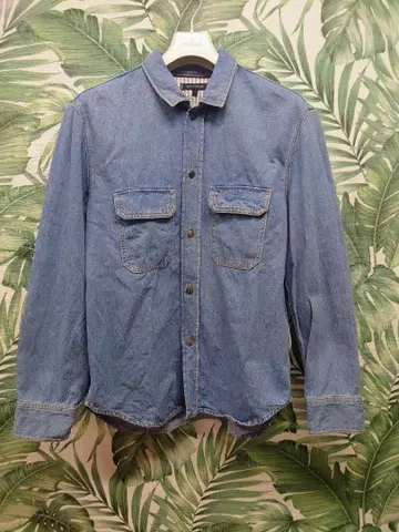 주말 특가 TOMMY HILFIGER 데님 오버 셔츠