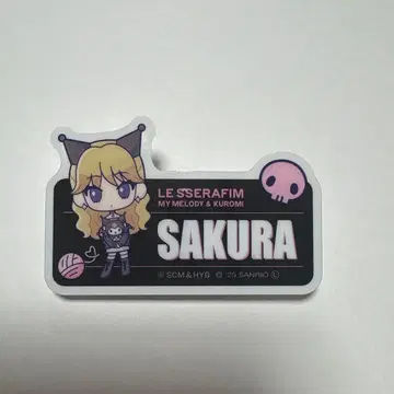 르세라핌 아크릴 네임 배지