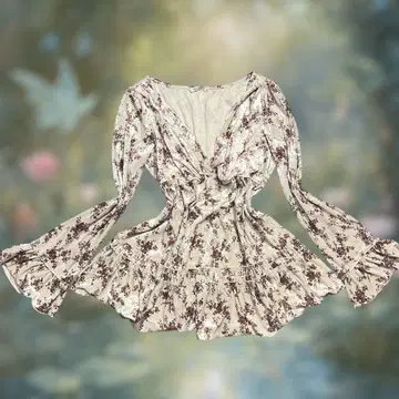 00s 꽃무늬 벨로아 프릴 페어리 그런지 공주 LIZLISA 계열 y2k