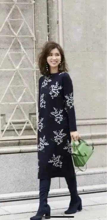 세븐틴 Seventen 스즈란 니트 원피스