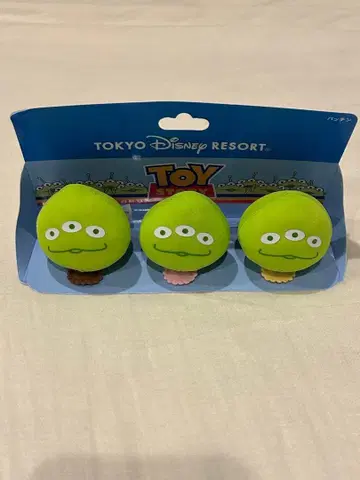 [ 디즈니 ] 리틀 그린 맨 패치 리틀 그린멘 헤어핀