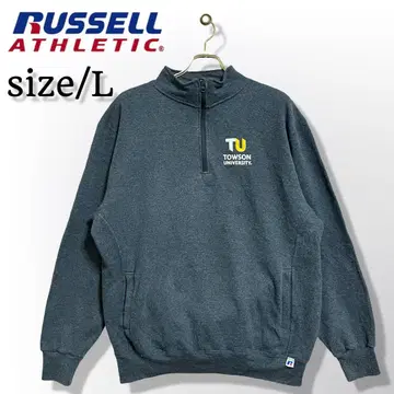 러셀 애슬레틱 맨투맨 하프 지퍼 하이넥 L 남성용