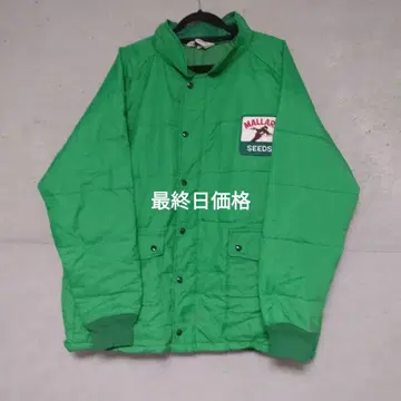 MALLARD SEEDS 그린 컬러 패딩 자켓