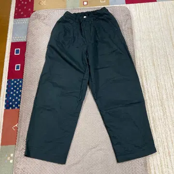 NATURAL LAUNDRY 블랙 와이드 팬츠