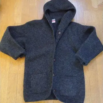 45R 울 100% 자켓 코트 후디 가디건