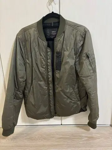 REPLAY MA-1 플라이트 자켓 올리브 그린