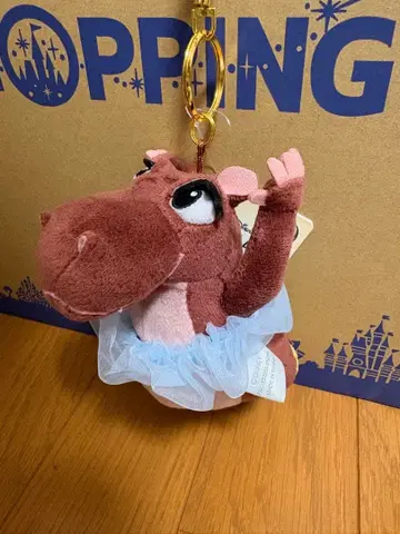 디즈니 히아신스 하마 봉제 인형 키체인 판타지아 85TH