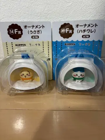 토끼와 하치와레 오너먼트 2개 세트