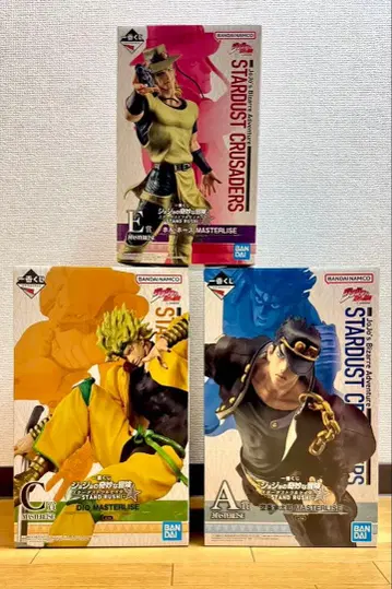 죠죠의 기묘한 모험 제일복권 A상 C상 E상 피규어