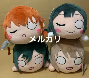 러브 라이브 니지가사키 학원 메가 점보 누워있는 봉제 인형 4점