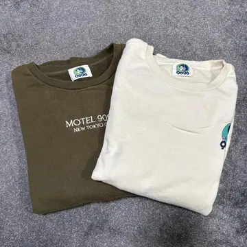 9090 코무돗토 유타 콜라보 맨투맨 2장 세트